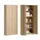 home collective Mehrzweckschrank 74 x 35 x 180 cm Beige