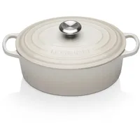 Le Creuset Signature Bräter 27 cm oval meringue