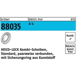 Heico Kombischeibe R 88035 HKS-12S A 4 200 Stück Heico, Schraube Zubehör,