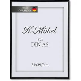 K-Möbel Bilderrahmen Aluminium Schwarz 21x29,7 cm 1 St.