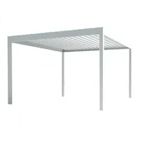 Teico group Pergola inkl. LED Licht motorisiertem Dach 3x3x2,7m