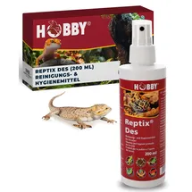 Hobby Reptix Des | Reinigungs- und Hygienemittel für Terrarien, 200 ml