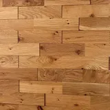 wodewa Holzriemchen 200 Eiche rustikal (L x B: 200 x 50 mm, 2 mm - 6 mm, Max. Anwendungsfläche: 1 m2, UV-geölt)
