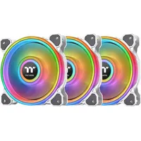 Thermaltake Riing Quad 14 RGB Weisse Edition (140 mm, 3 x), PC Lüfter, Weiss