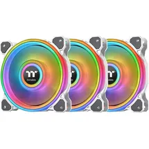 Thermaltake Riing Quad 14 RGB Weisse Edition (140 mm, 3 x), PC Lüfter, Weiss
