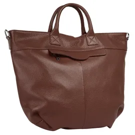 Samantha look Henkeltasche Leder Brown