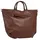 Samantha look Henkeltasche Leder Brown