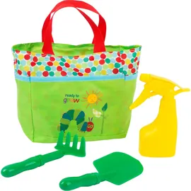 small foot gmbh & co. kg Raupe Nimmersatt Gartentasche mit Schaufel, Harke und Sprühflasche