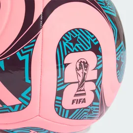 adidas FIFA Fußball-Weltmeisterschaft 26 Trionda Club Ball Beam Pink / Noble Red / Blue Gr. 4