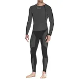 SIXS STX R V2 Langarm-basisschicht-anzug Schwarz/Grau 50