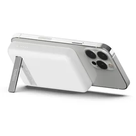 Belkin BOOST CHARGETM Magnetisches drahtlose Powerbank 5000mAh, Standfuß, weiß