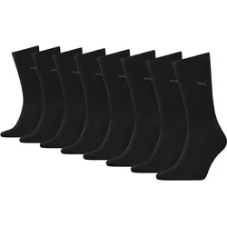 Business Socken 4 Paar weich Herren - Classic Socks SCHWARZ 43/46