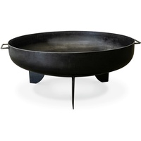 SOUK ONE Feuerschalen, Feuerschale Monaco 100 cm Feuerstelle für den Garten, Terrasse und Balkon, Feuertonne und Feuerkorb