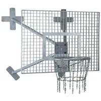 Sport-Thieme Basketball-Wandanlage "Fair Play Outdoor", Korb "Outdoor", Zielbrett: Gittergewebe