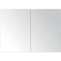 Spiegelschrank Sanox 90 x 13 x 65 cm eiche grau 2-türig