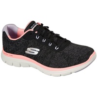 Skechers FLEX APPEAL 4.0 FRESH MOVE Sneaker Gepolsterte Innensohle aus Air Cooled Memory Foam rot|schwarz 37