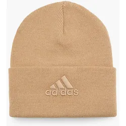 BEANIE LOGO - Damen, Herren - beige - OSFW