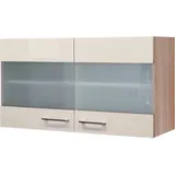 Flex-Well Exclusiv Hängeschrank Orlando 100 cm x 55 cm Kaschmir Glanz-Sonoma Eic