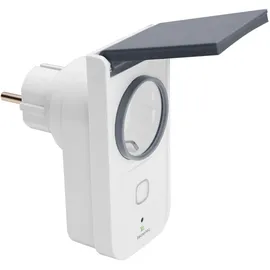tecnoteq Smart-Home-Steckdose IP44 Weiß 2 St.