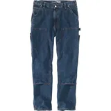 CARHARTT Double-Front Logger, Jeans Blau (H45)