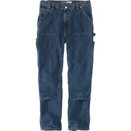 CARHARTT Double-Front Logger, Jeans Blau (H45)
