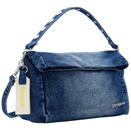 Desigual Women's PRIORI Love Accessories Denim Hand Bag, Blue