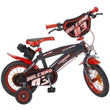 Toimsa Bikes Kinderfahrrad 14 Zoll Kinder Jungen Mädchen Fahrrad Kinderfahrrad Kinderrad Vulcano, Stützräder, Trinkflasche