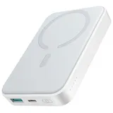 Joyroom JR-W020 20W 10000mAh MagSafe Wireless 10000 mAh + USB-A - USB-C Kabel 0,25m Weiß