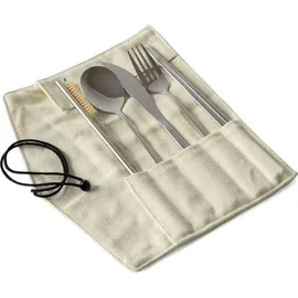 Eco Brotbox - ECO Besteckset Outdoor creme