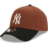 New Era Herren, Cap 9Forty Trucker Sidepatch New York Yankees Braun