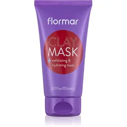 flormar Clay Mask reinigende Exfoliationsmaske für das Gesicht mit Ton 150 ml