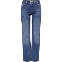 Only Female Straight-Fit Jeans ONLBLUSH Mittlere Taille Gerade geschnitten
