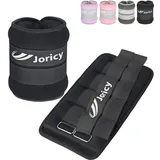 JORICY Gewichtsmanschetten Fuß, Gewichte für Beine und Arme 8 kg 1 Paar, Gewichtsmanschetten Hand, Fußgewichte und Fußgelenkgewichte für Fitnessstudio, Bewegung, Laufen, Joggen