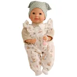 Donic Schildkröt Schildkröt Baby Puppe Lenchen 37 Malhaar blaue Schlafaugen,