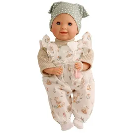 Donic Schildkröt Schildkröt Baby Puppe Lenchen 37 Malhaar blaue Schlafaugen,