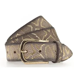 B.belt Damengürtel Leder beige 90
