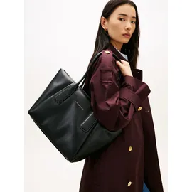 Tommy Hilfiger Essential Shopper Polyurethan Black