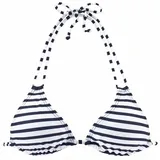 VENICE BEACH Bikini-Top Damen Weiß/Mehrfarbig 40 Cup C/D