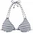 VENICE BEACH Bikini-Top Damen Weiß/Mehrfarbig 40 Cup C/D