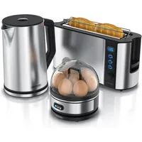 Arendo Frühstücks-Set 1,5 l Silber