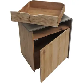 Mendler Nachttisch HWC-L76 60 x 50 x 40 cm Mehrfarbig