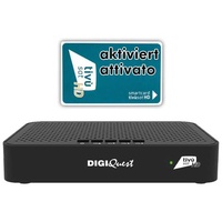 DIGIQuest Classic Q30 Full HD Sat-Receiver mit Aktiver Tivusat Karte (DVB-S2, HDMI, SCART, LAN)