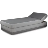 Sofnet Schlafsofa Andre 90 x 200 cm grau