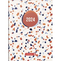 Brunnen Wochenkalender Taschenkalender 2024 Sprinkle Modell 731 2 Seiten