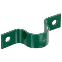 GAH Alberts Rohrschelle Grün für Zaunpfahl Ø 34 mm