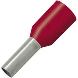 Aderendhülse 1x8/14 mit Kragen rot