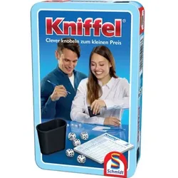 Spiel Kniffel in Metalldose