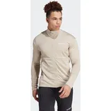 adidas Terrex Multi Light Fleece Herren Sweater-Beige-M