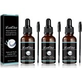 Gfouk Lashelixir Schnelles Wachstum Verstärkendes Wimpernserum, Wimpernserum Wachstum, Wimpern Serum Schnell Wachstum, Rizinusöl Bio Wimpernserum, Wimpernverstärker (3pcs)