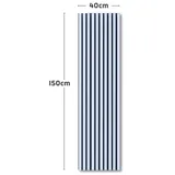 Kaiser plastic Wandpaneel Holz Akustikpaneele - Wandverkleidung, Lamellenwand, (1-tlg) in verschiedenen Größen, 3D Wandverkleidung, Schalldämmung blau